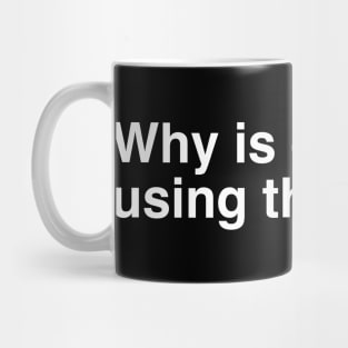 Why is everyone using this font? Mug